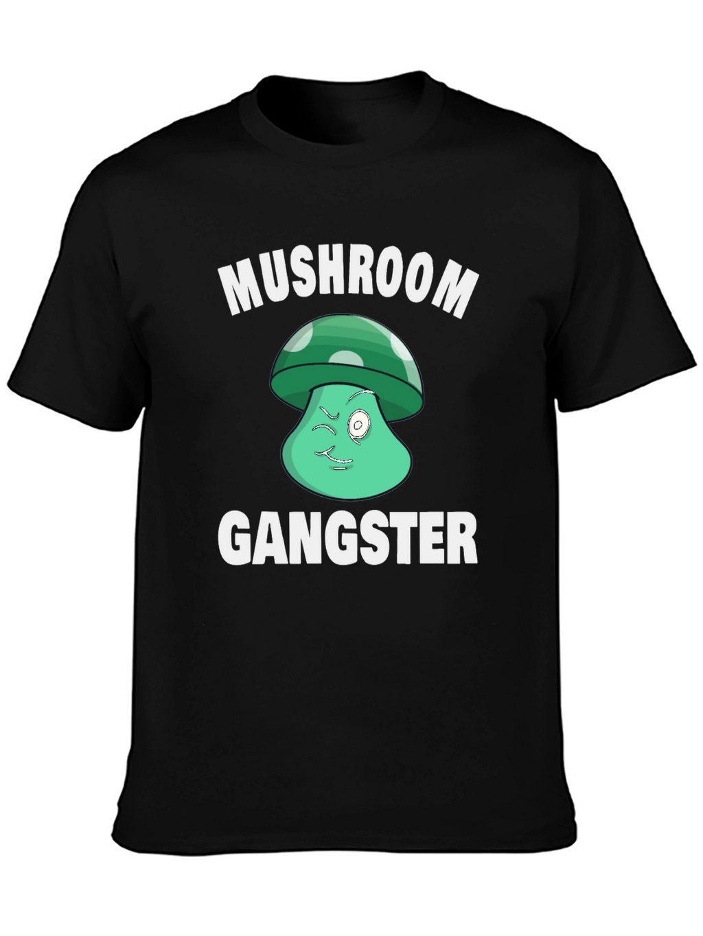 Mushroom Gangster Graphic T-Shirt
