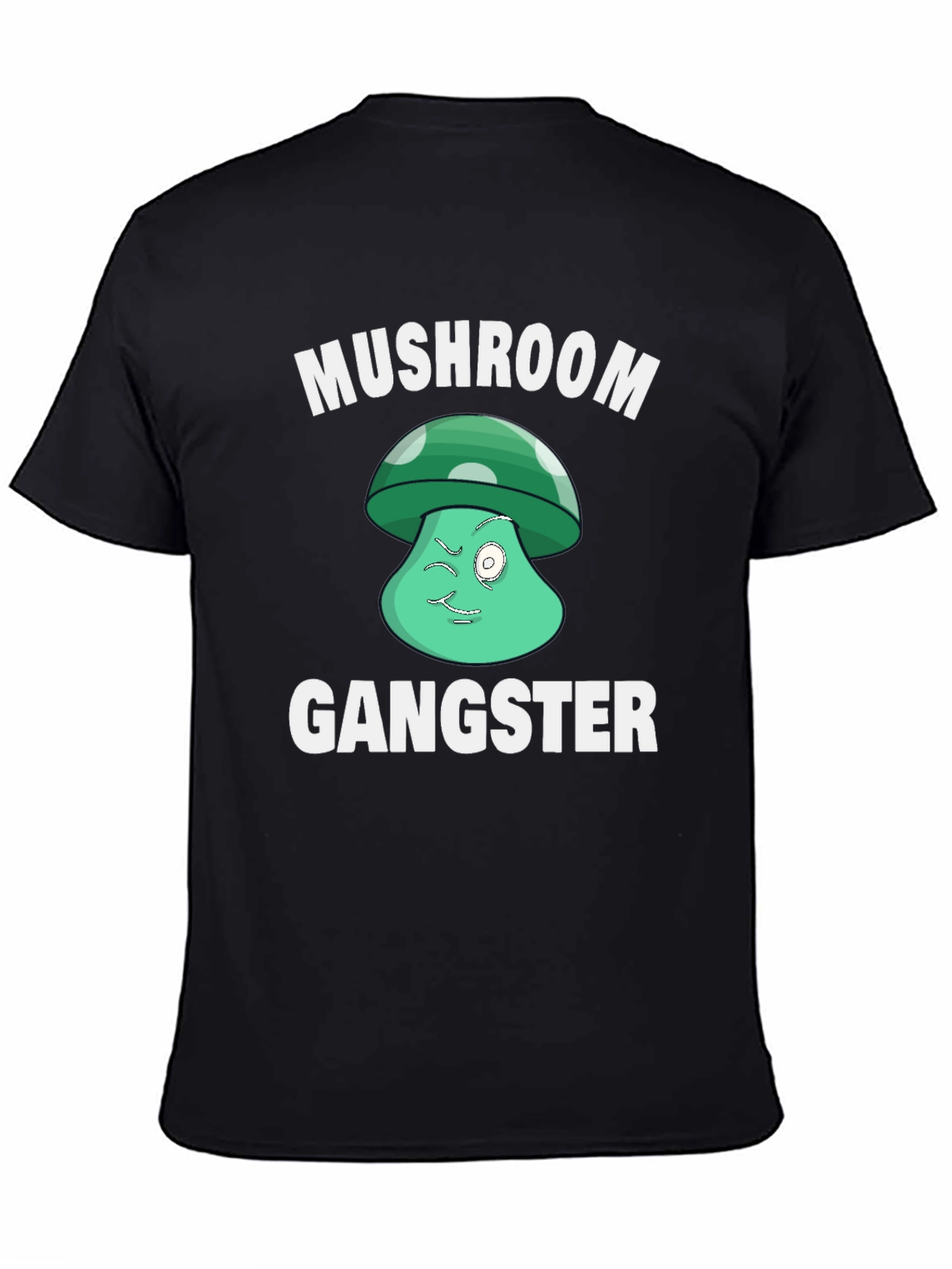 Mushroom Gangster Graphic T-Shirt