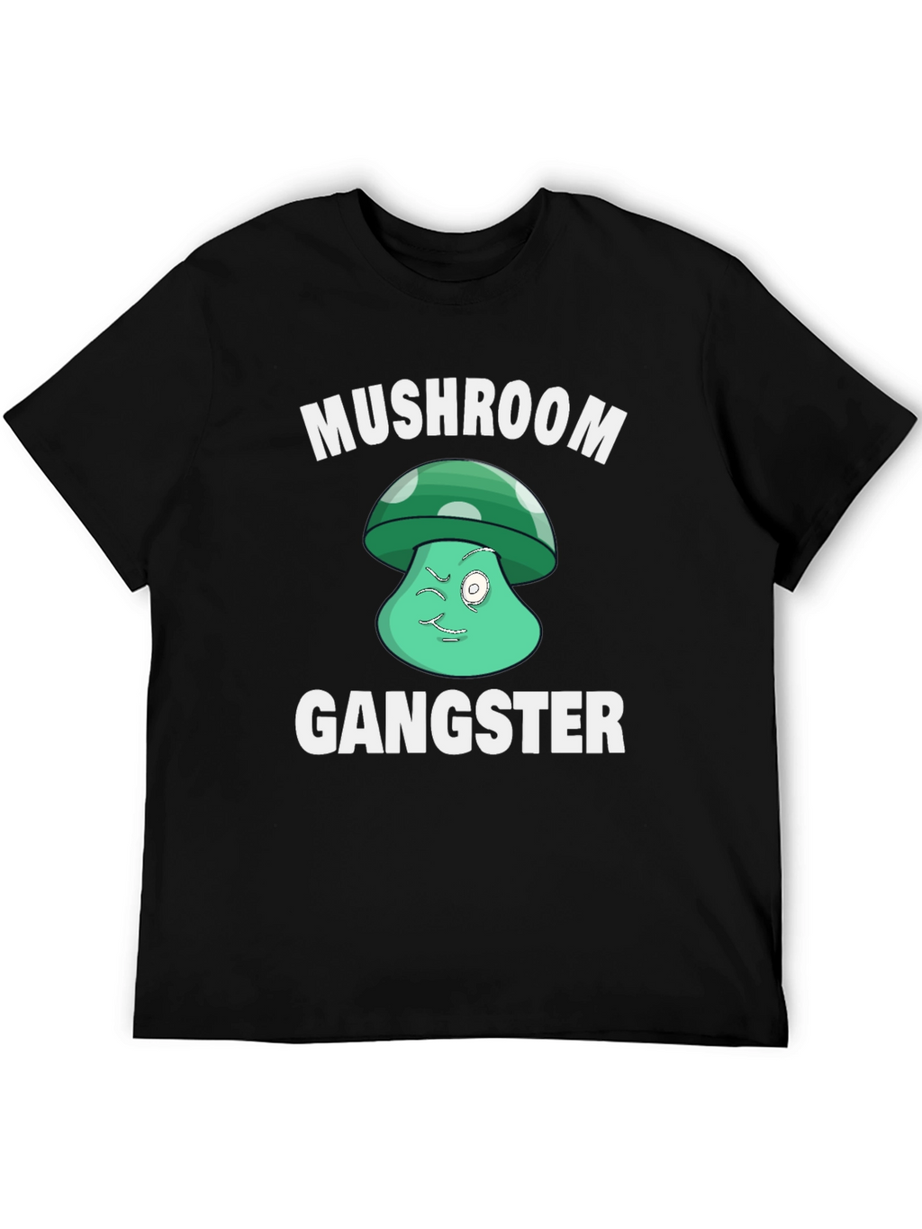 Mushroom Gangster Graphic T-Shirt