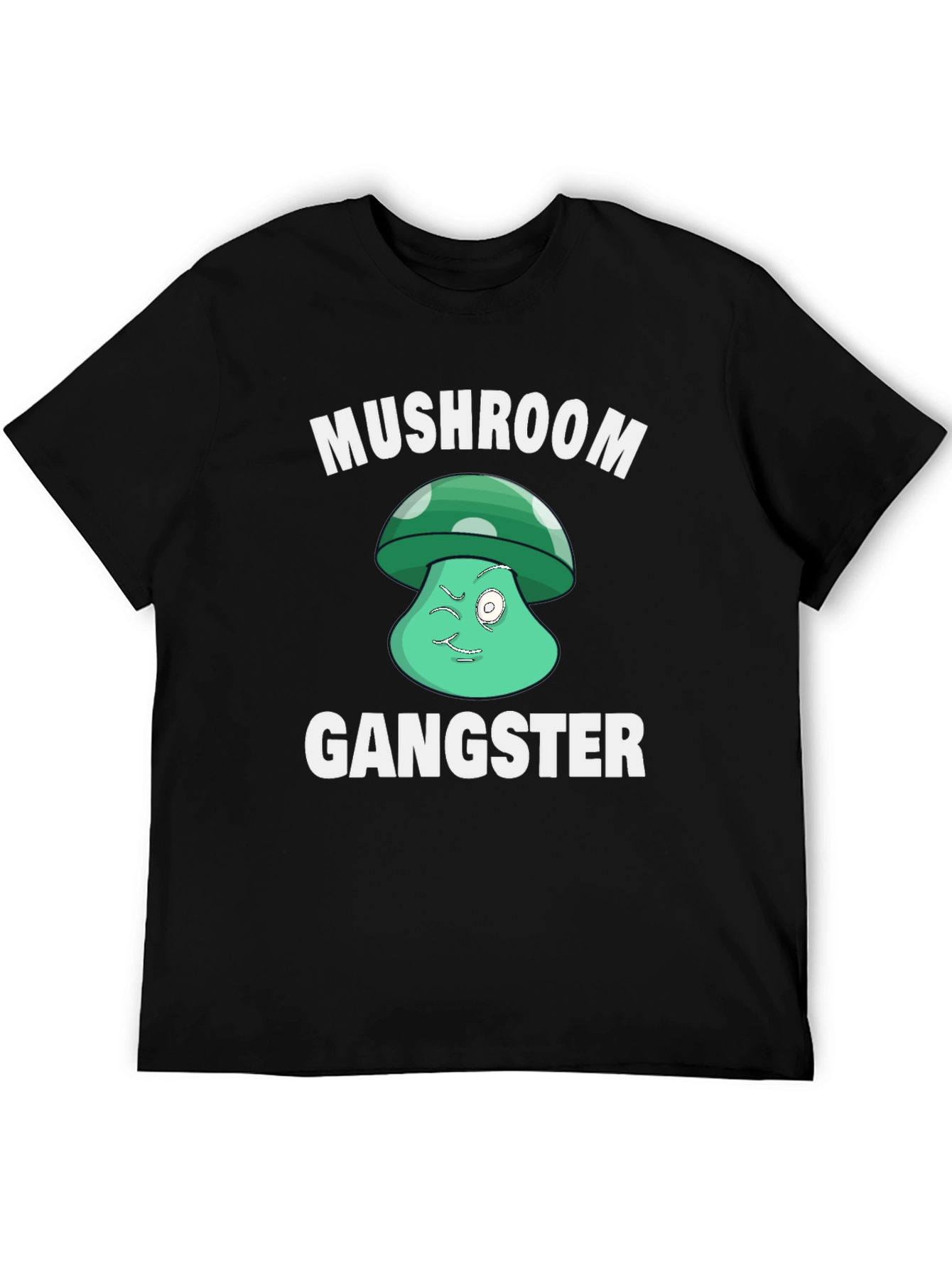 Mushroom Gangster Graphic T-Shirt