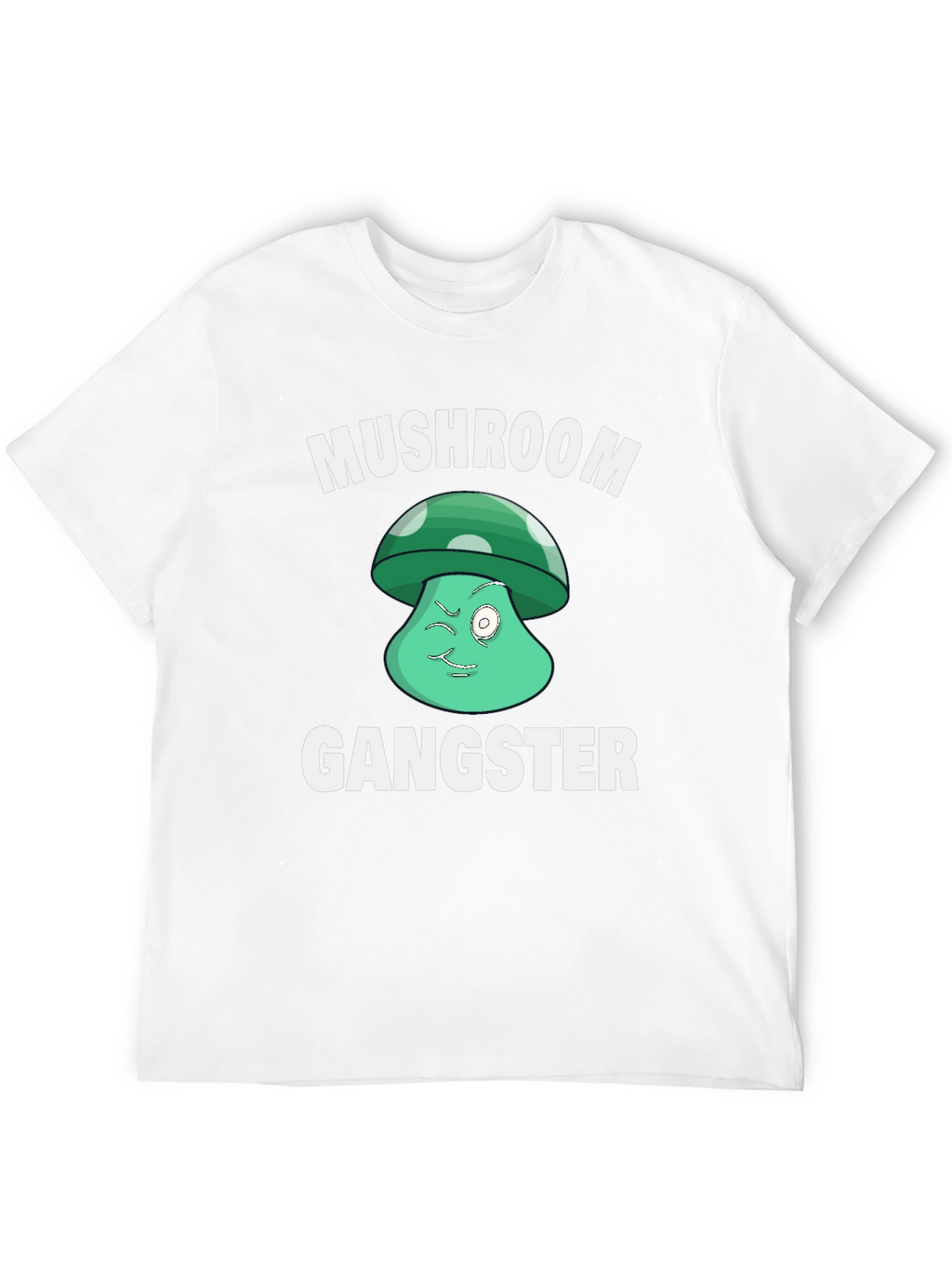 Mushroom Gangster Graphic T-Shirt