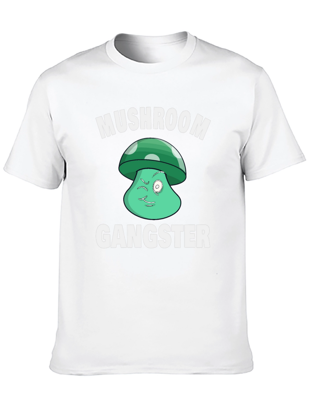Mushroom Gangster Graphic T-Shirt
