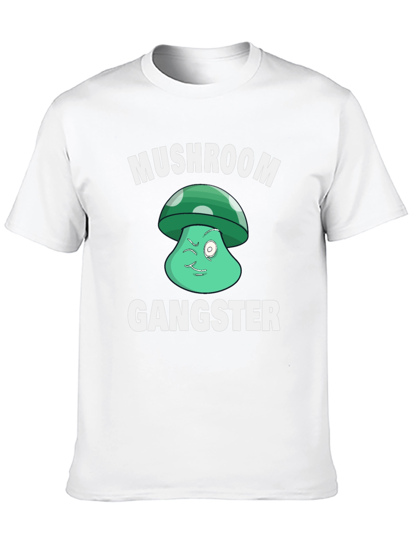 Mushroom Gangster Graphic T-Shirt