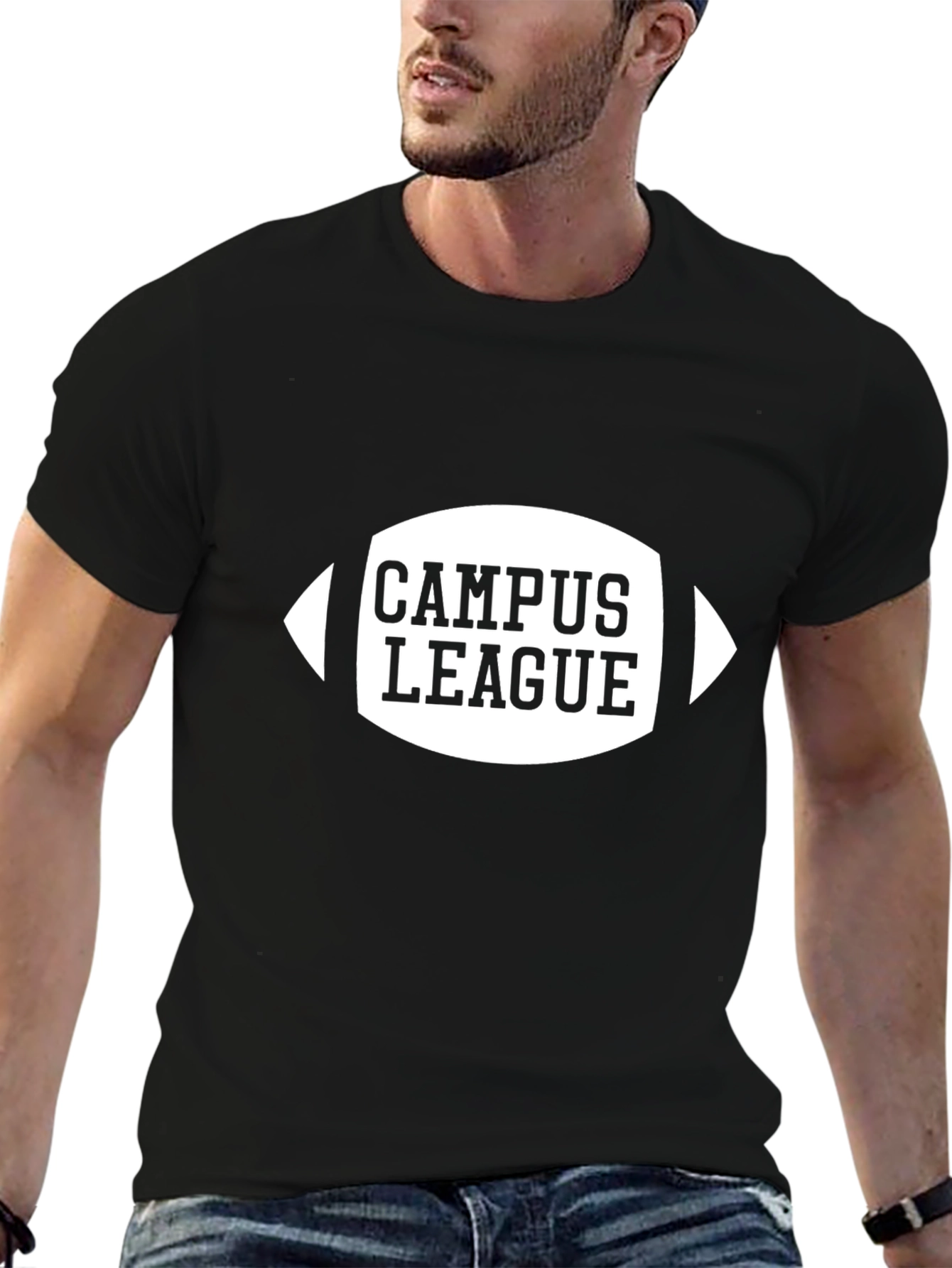 Campus League Football T-Shirt