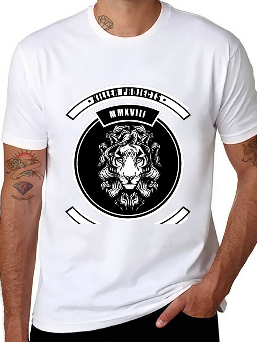 Killer Projects Lion Graphic Tee - Black