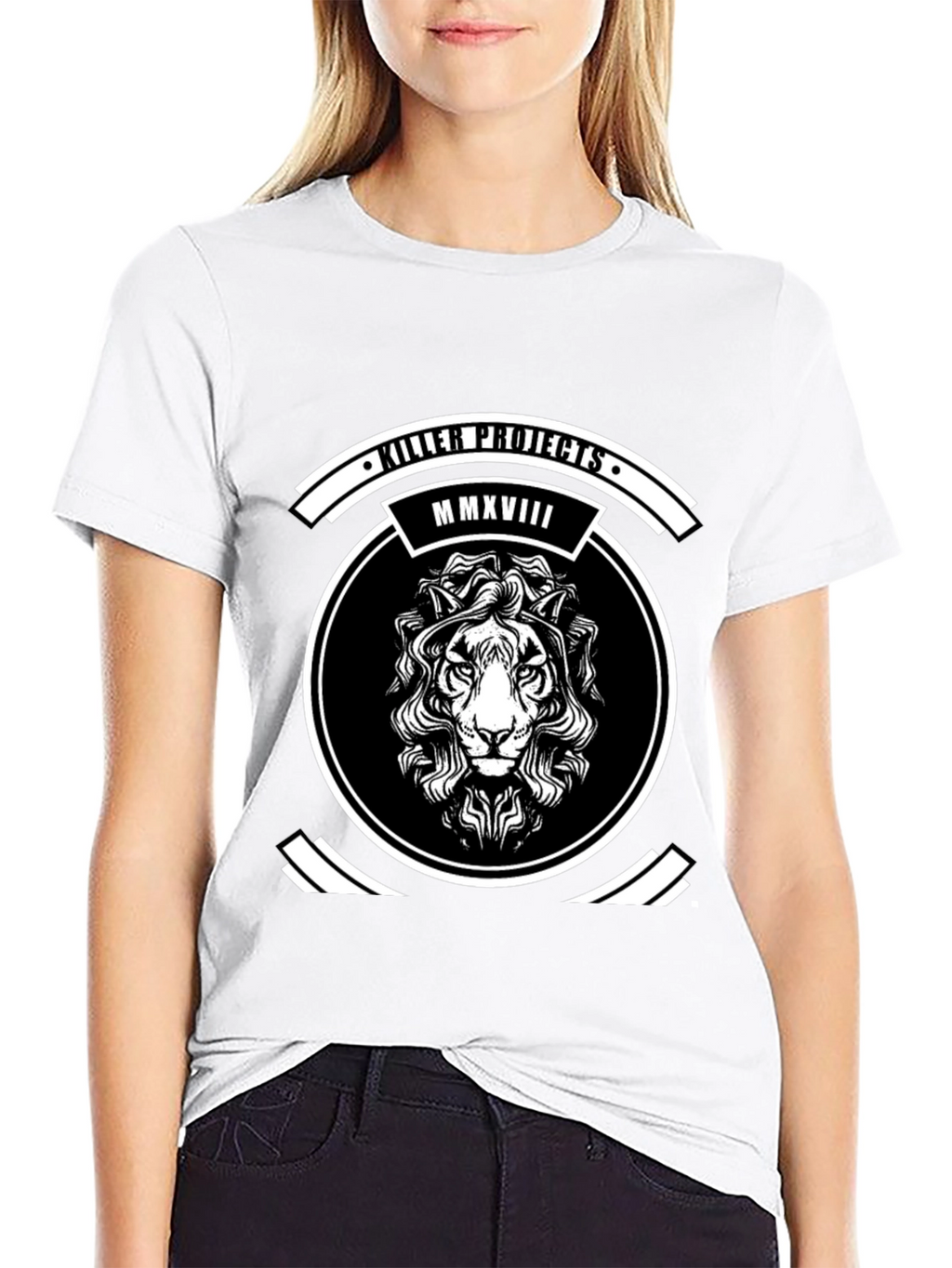 Killer Projects Lion Graphic Tee - Black