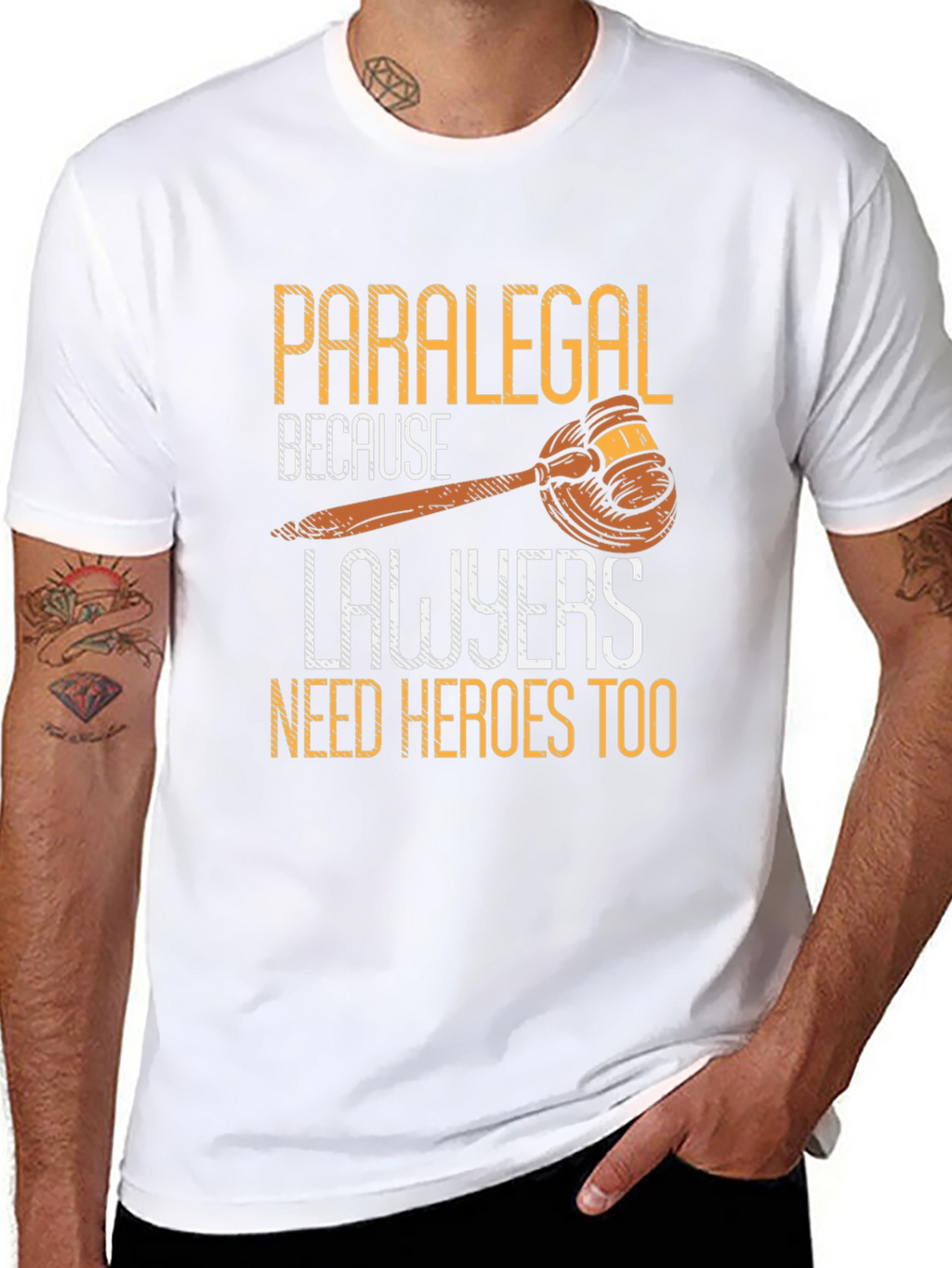 Paralegal Hero T-Shirt - Lawyer Support Appreciation Tee