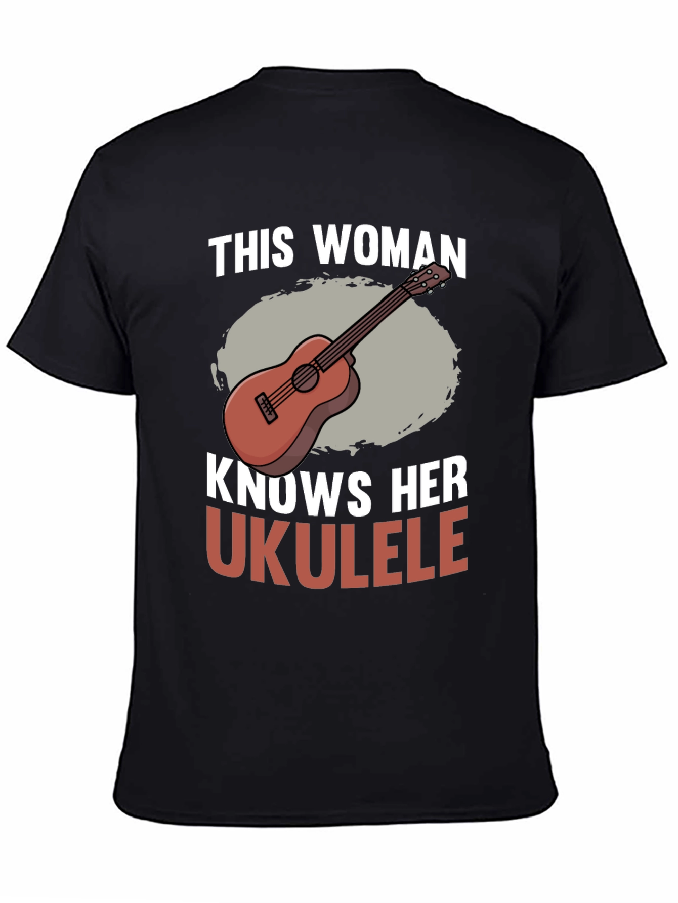 This Woman Knows Her Ukulele T-Shirt - Music Lover Tee