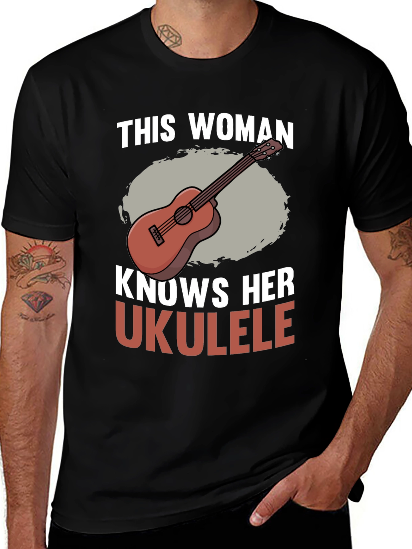 This Woman Knows Her Ukulele T-Shirt - Music Lover Tee