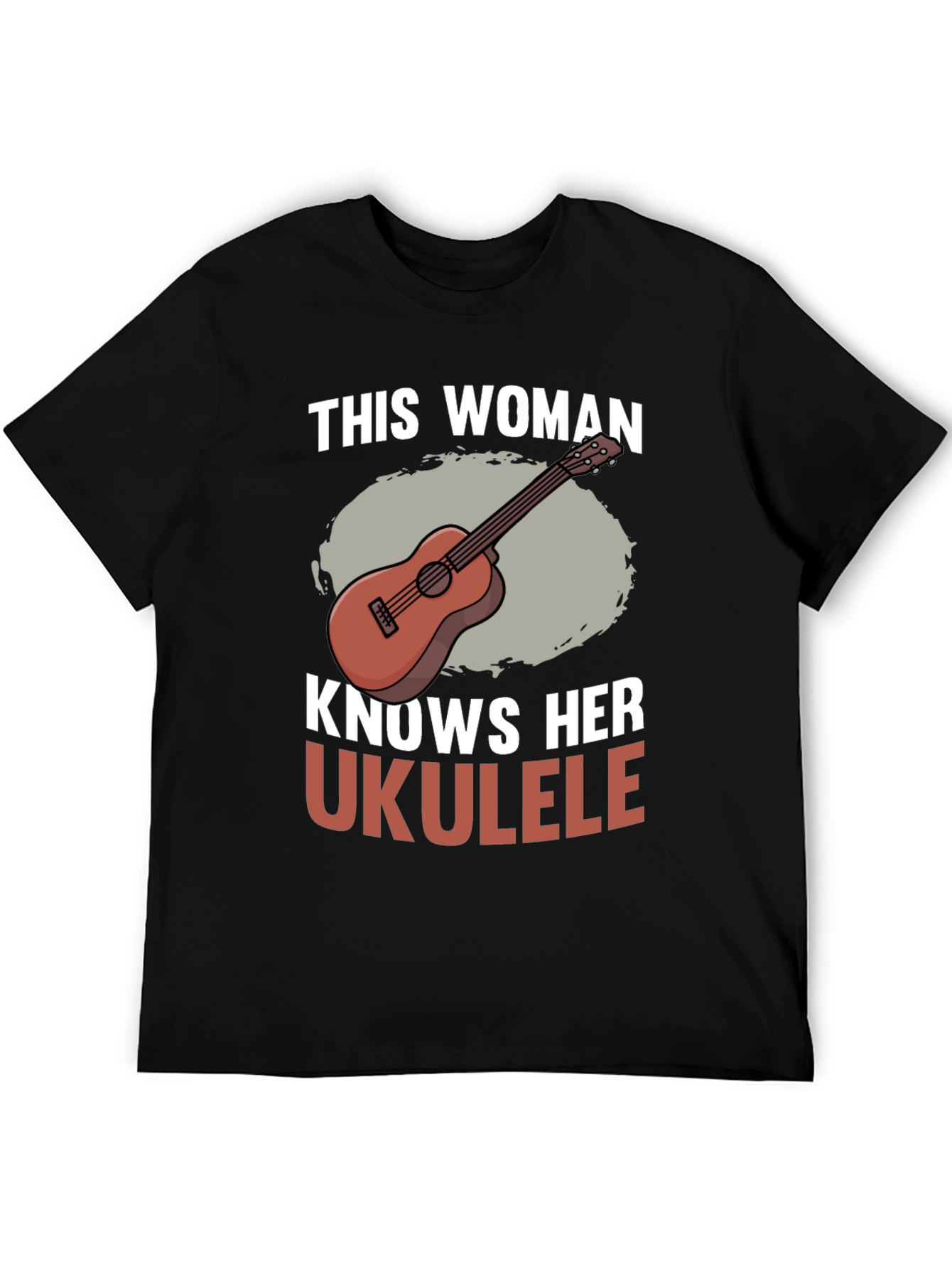 This Woman Knows Her Ukulele T-Shirt - Music Lover Tee