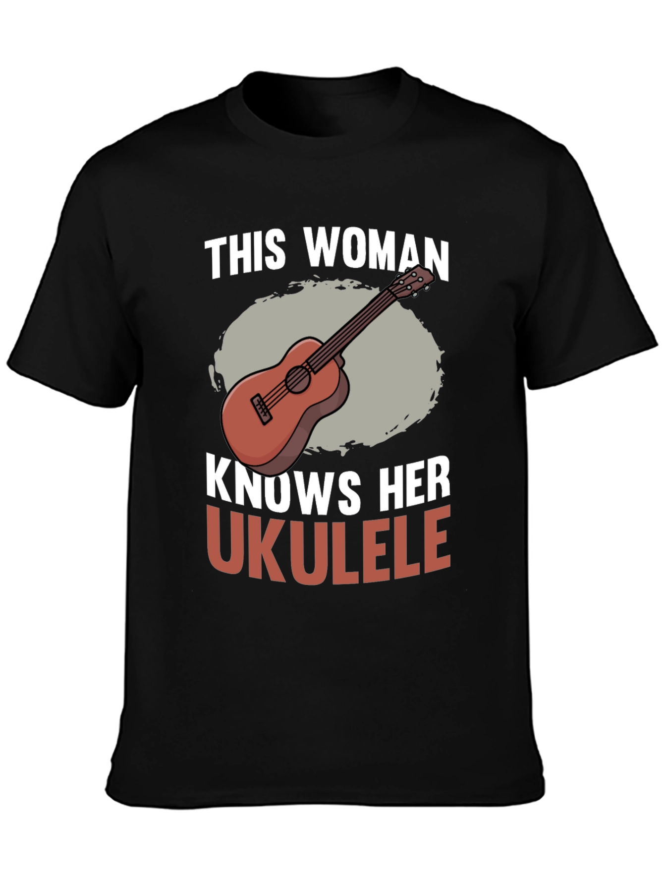 This Woman Knows Her Ukulele T-Shirt - Music Lover Tee