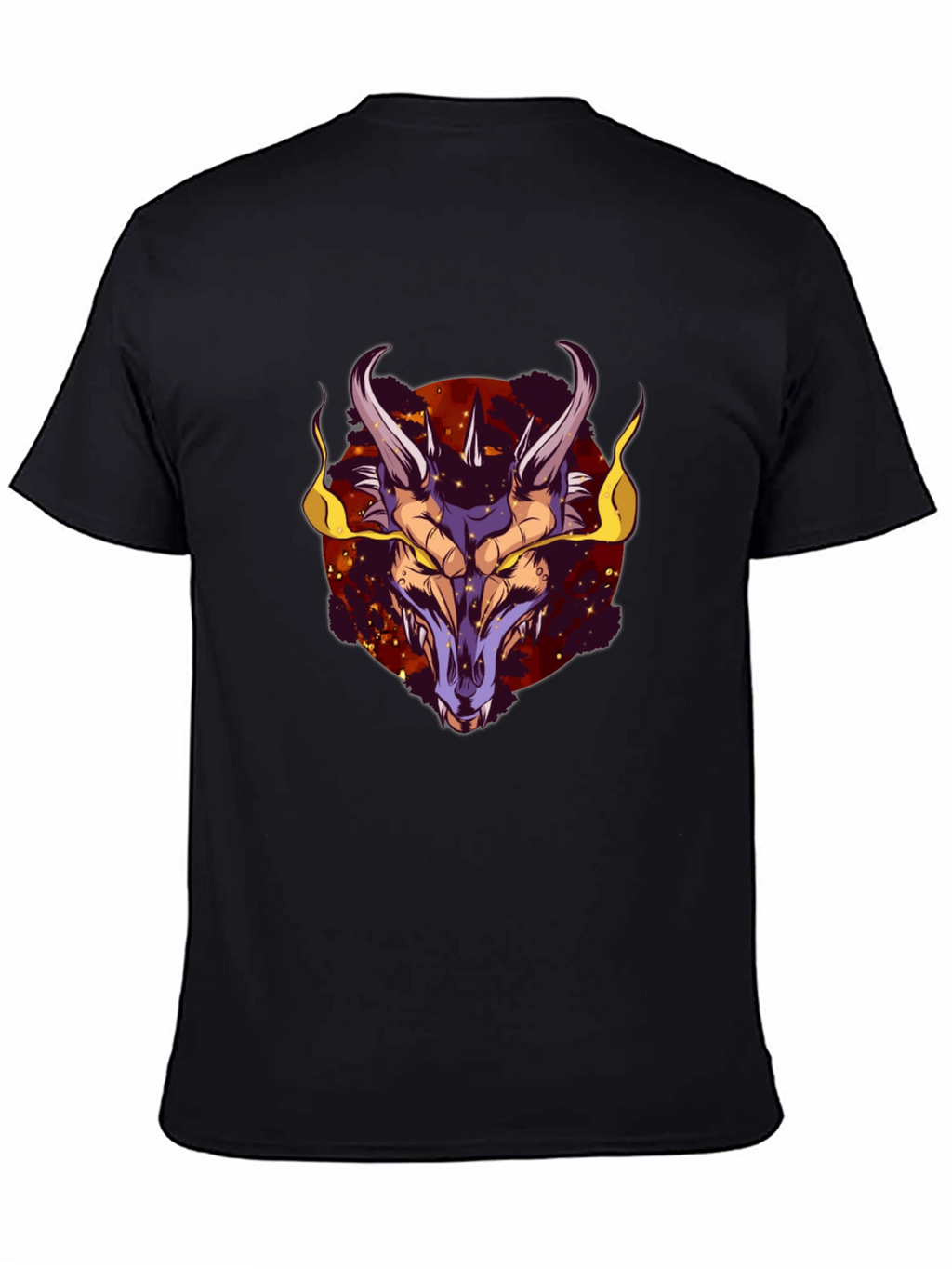 Dragon Graphic Tee - Mens Black T-Shirt