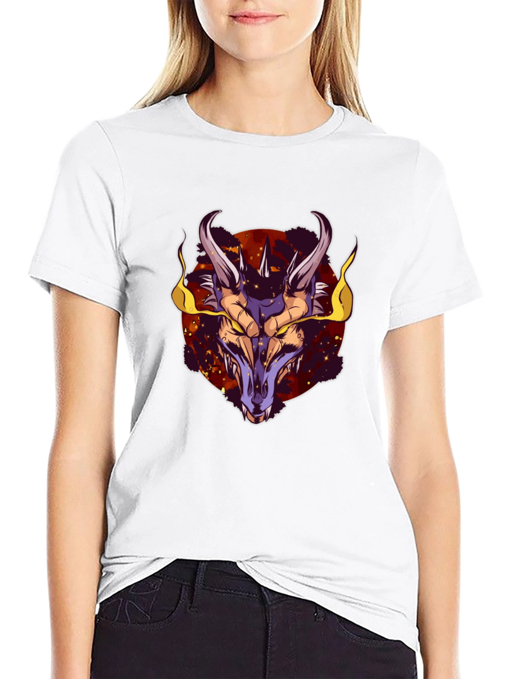 Dragon Graphic Tee - Mens Black T-Shirt