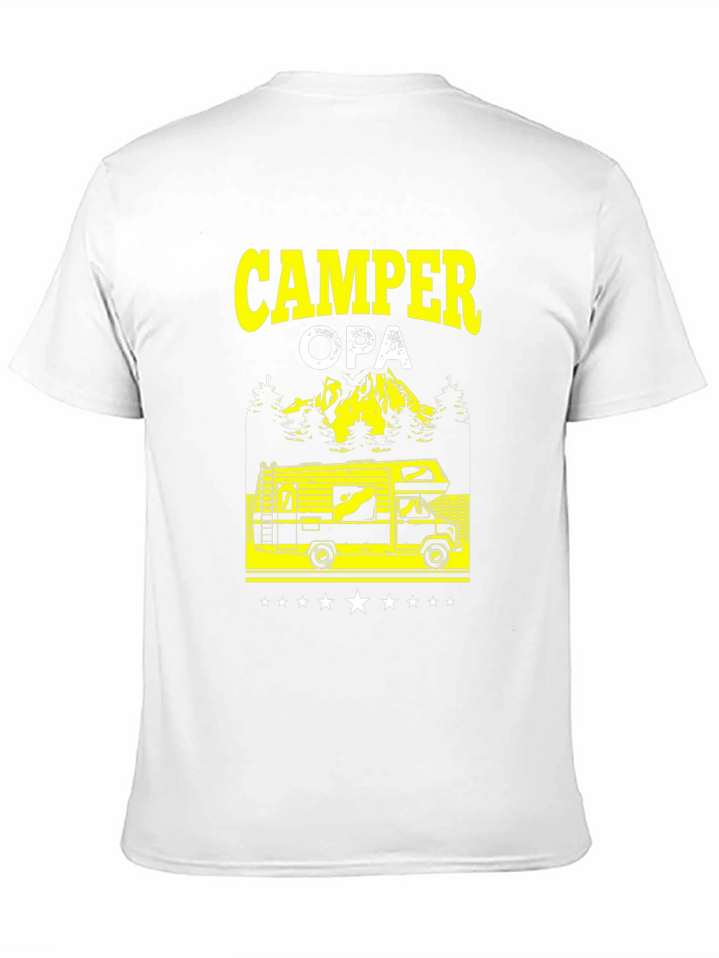 Camper Opa Black T-Shirt - RV Camping Grandfather Gift