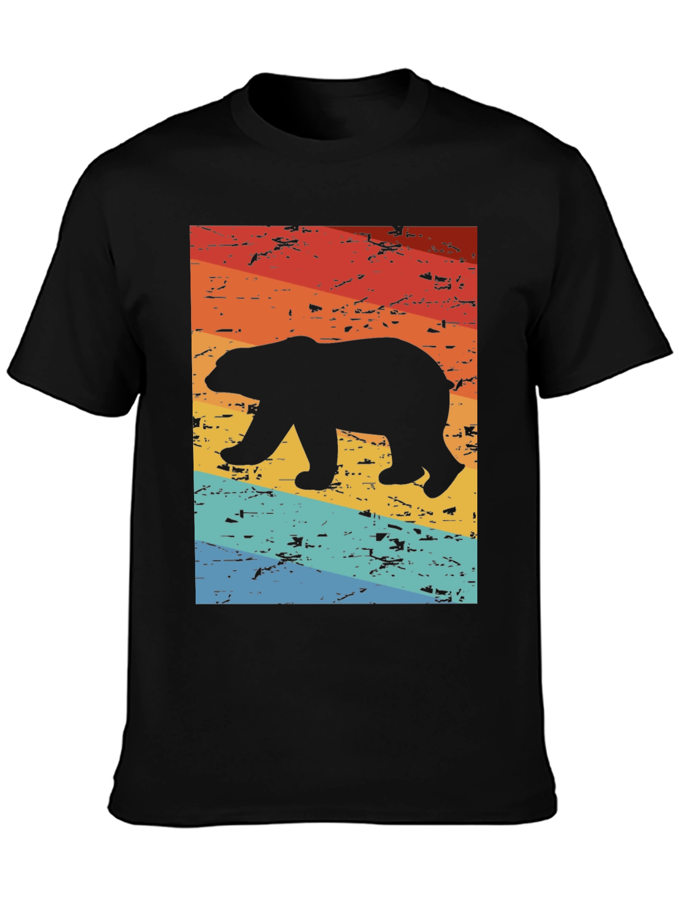 Retro Bear Graphic T-Shirt - Vintage Style Tee
