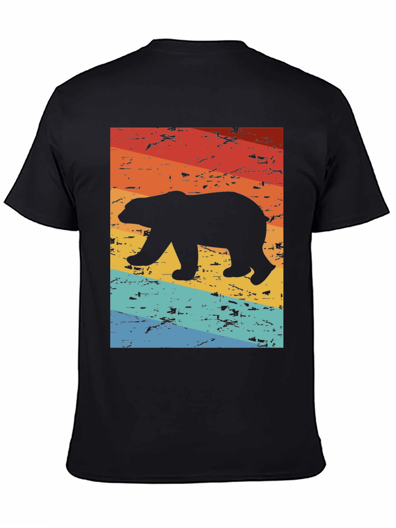 Retro Bear Graphic T-Shirt - Vintage Style Tee
