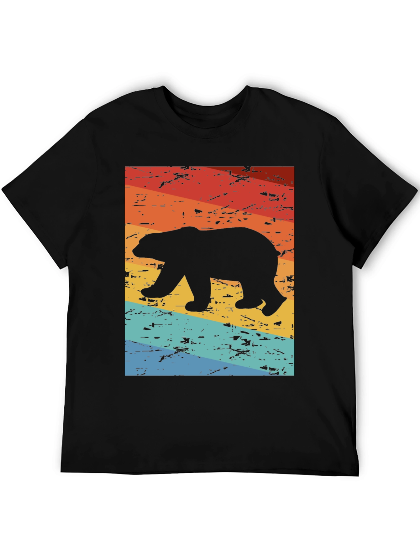 Retro Bear Graphic T-Shirt - Vintage Style Tee