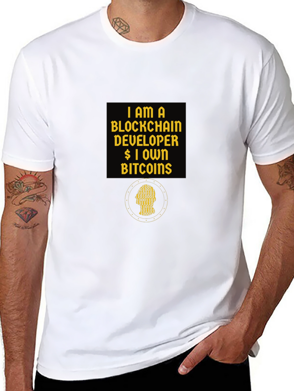 Blockchain Developer Bitcoin Owner Novelty T-Shirt