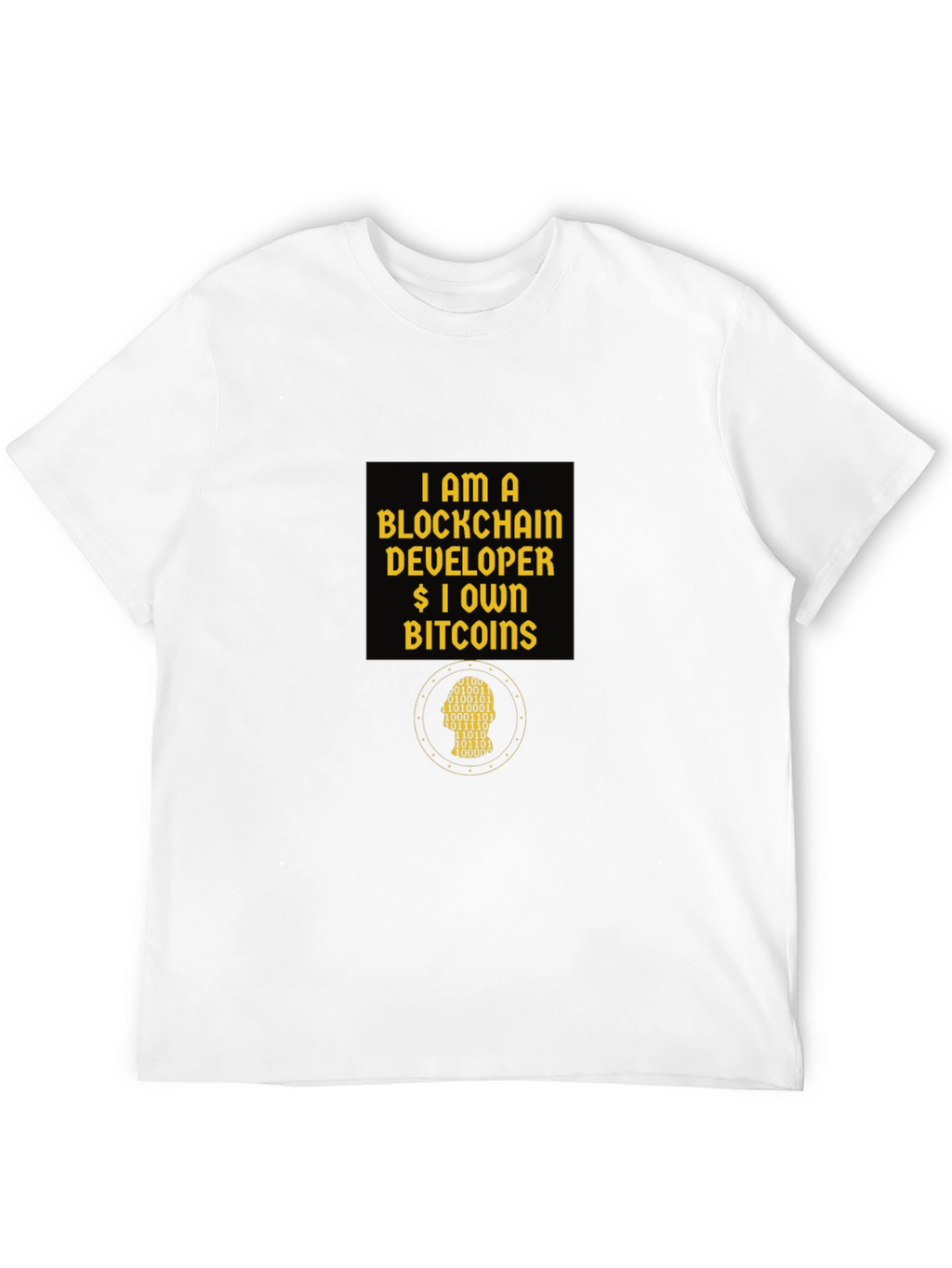 Blockchain Developer Bitcoin Owner Novelty T-Shirt