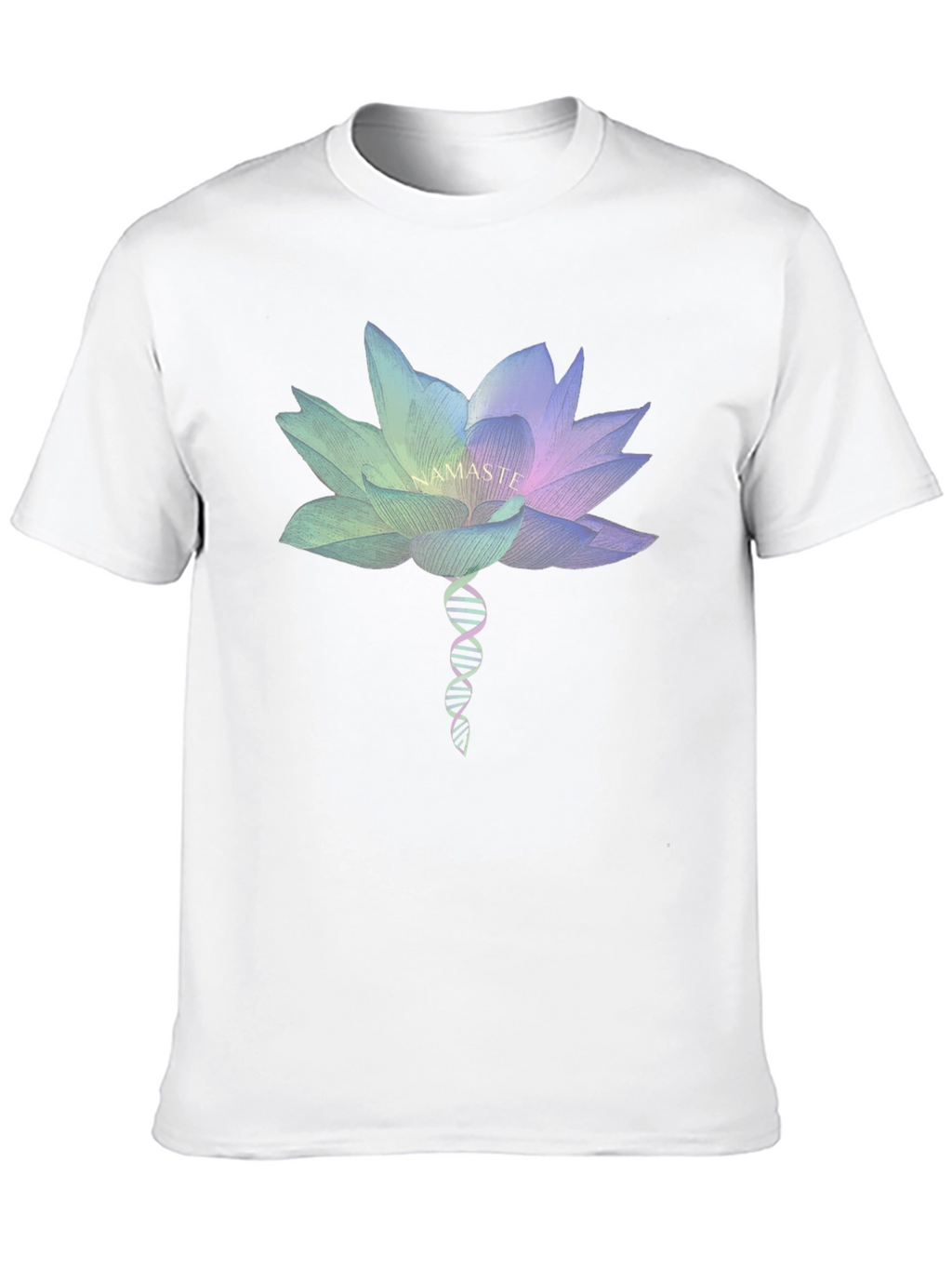 Namaste Lotus Flower Graphic Tee - Relaxed Fit
