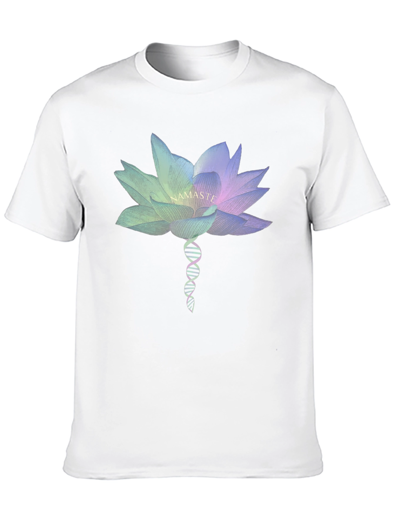 Namaste Lotus Flower Graphic Tee - Relaxed Fit