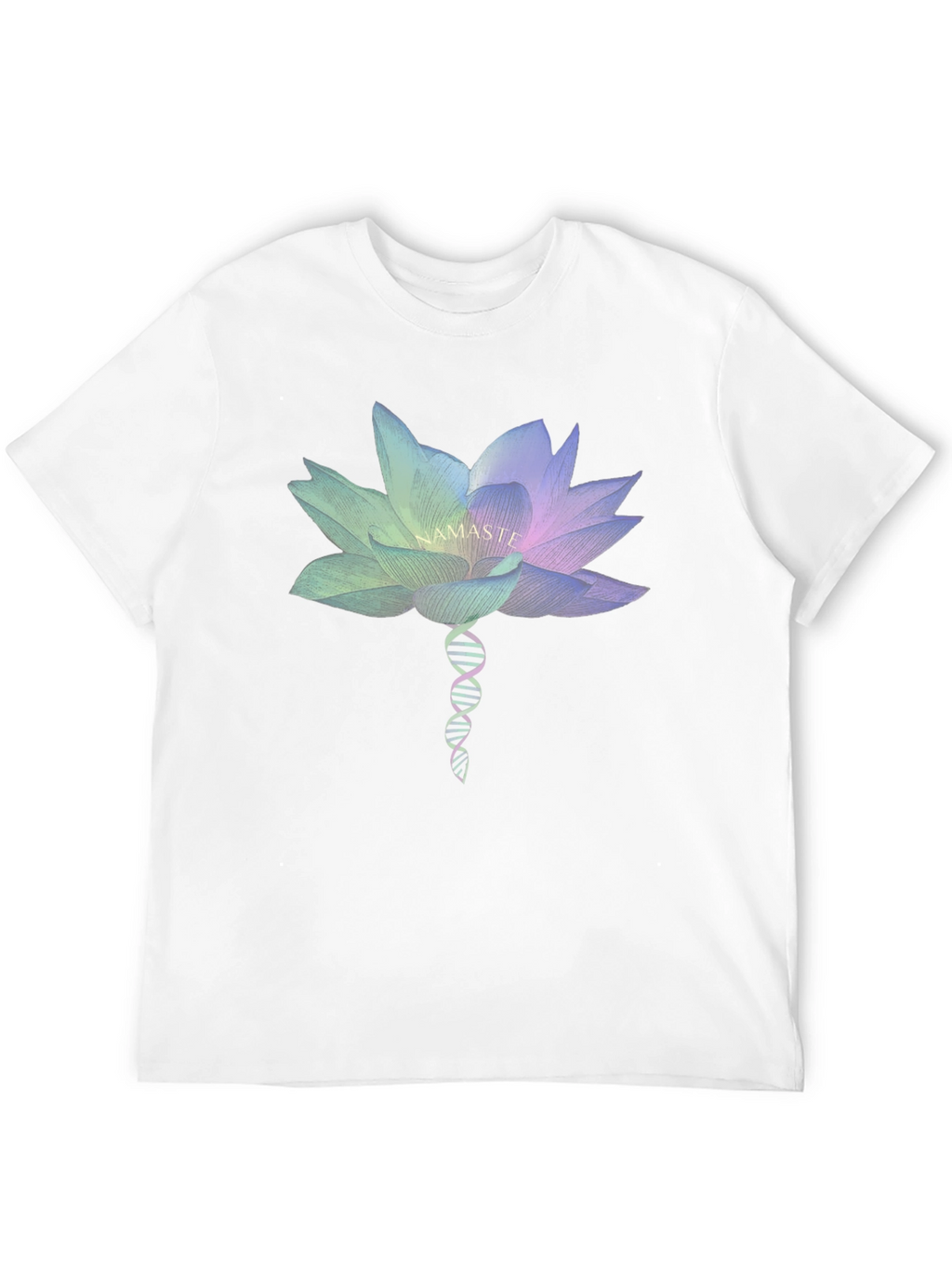 Namaste Lotus Flower Graphic Tee - Relaxed Fit