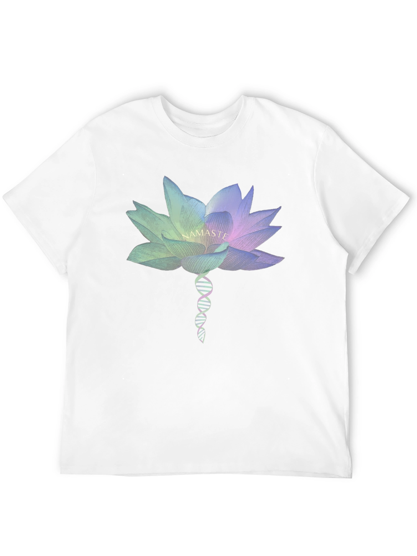 Namaste Lotus Flower Graphic Tee - Relaxed Fit