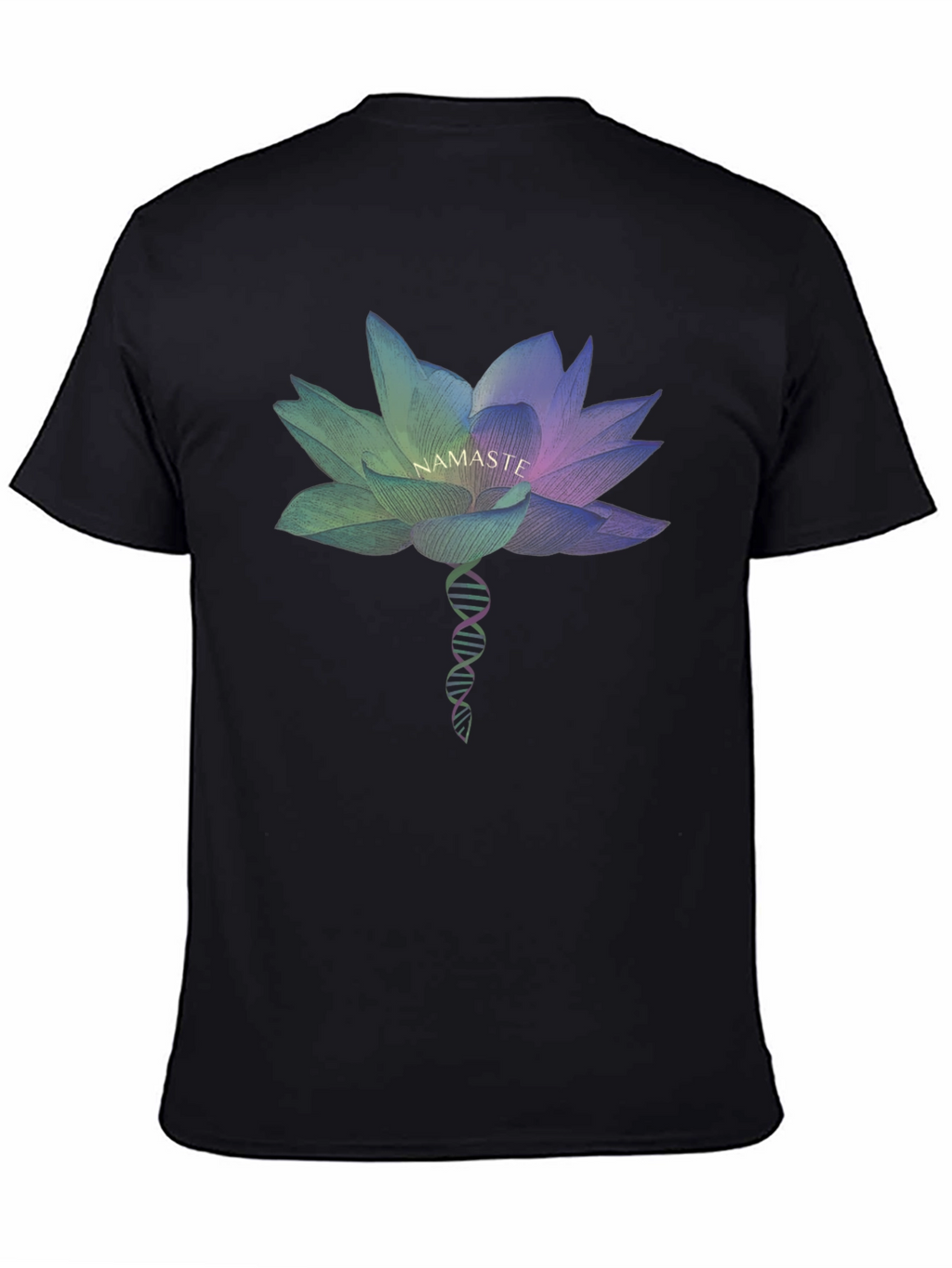 Namaste Lotus Flower Graphic Tee - Relaxed Fit