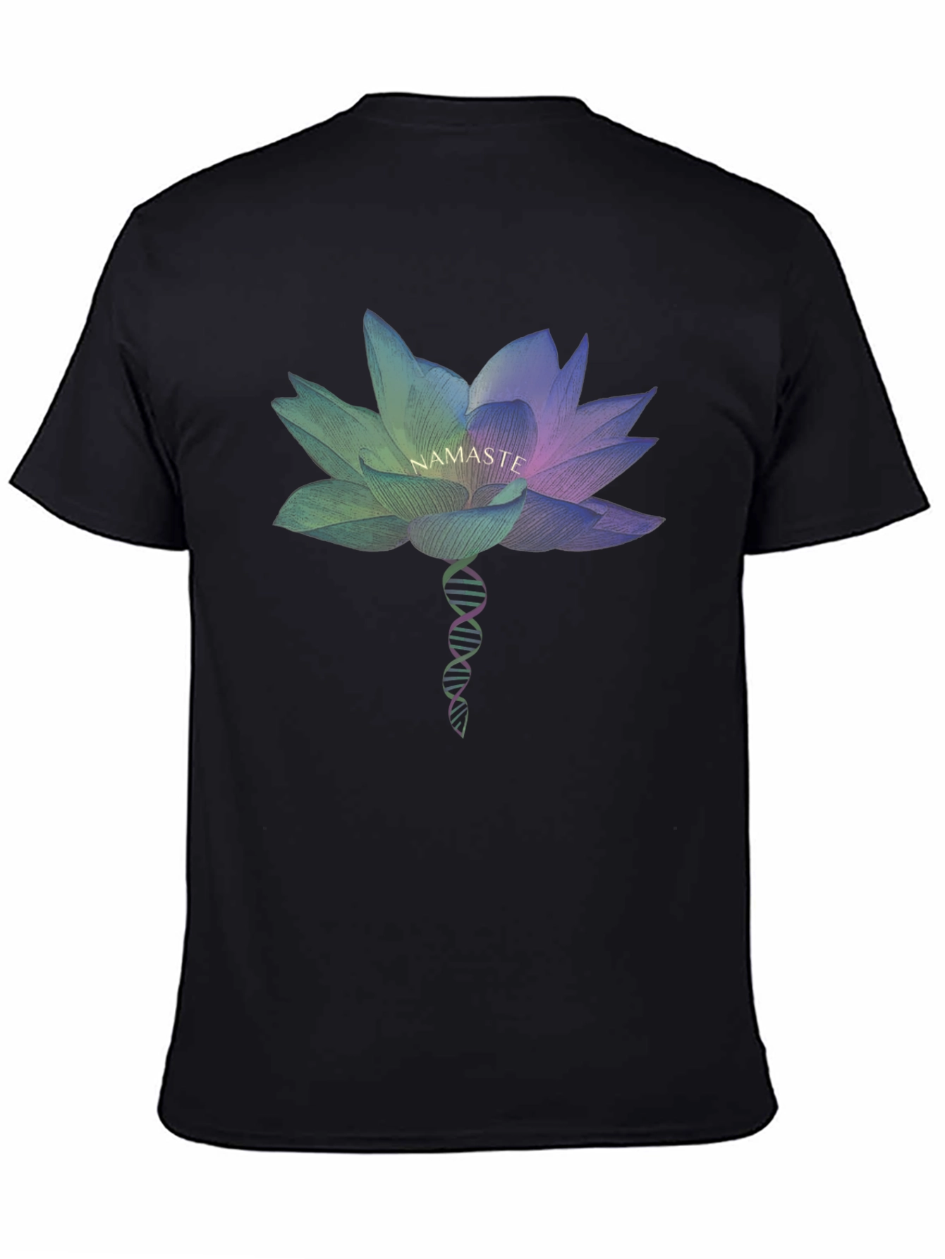 Namaste Lotus Flower Graphic Tee - Relaxed Fit