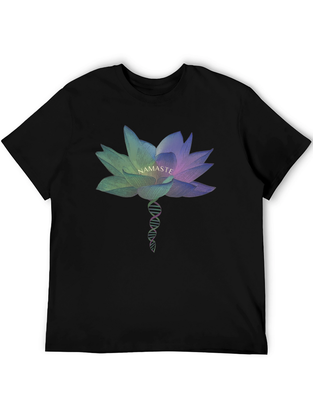 Namaste Lotus Flower Graphic Tee - Relaxed Fit
