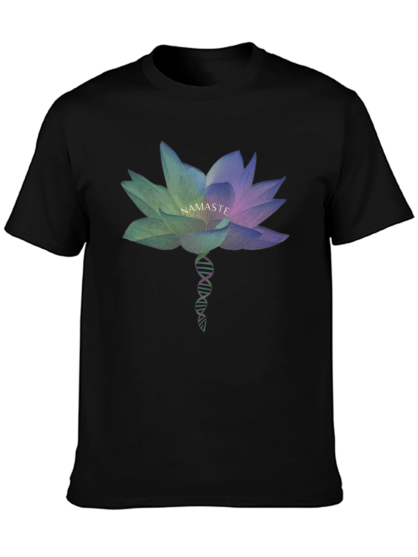 Namaste Lotus Flower Graphic Tee - Relaxed Fit