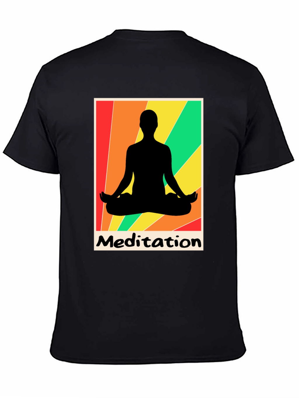 Meditation Graphic Tee - Zen Relaxation