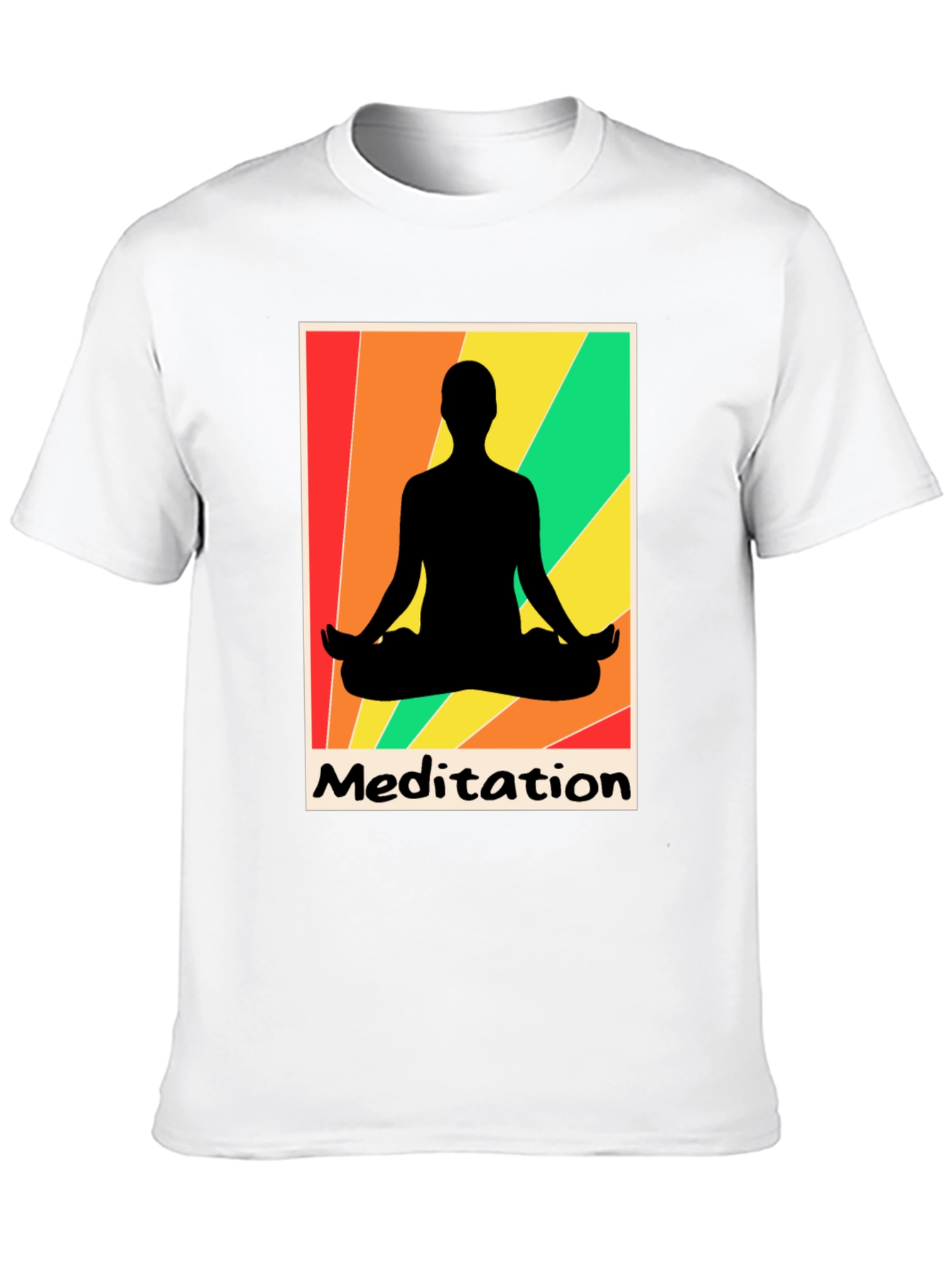 Meditation Graphic Tee - Zen Relaxation