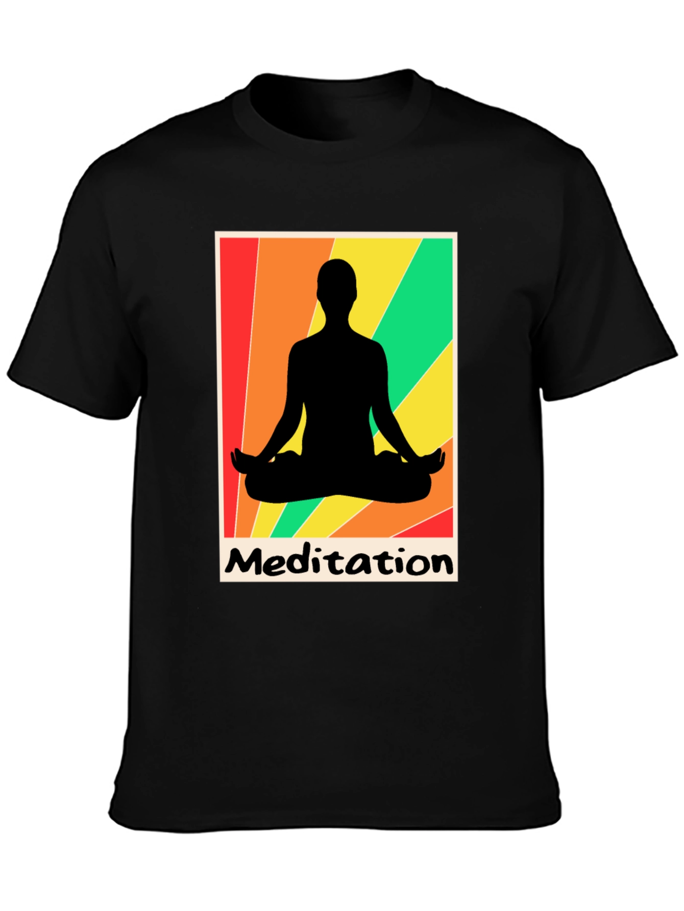 Meditation Graphic Tee - Zen Relaxation