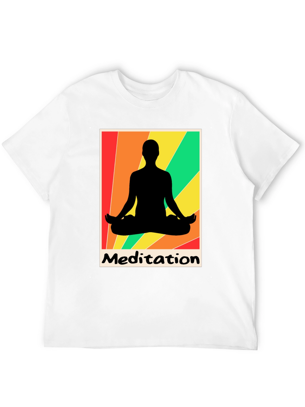 Meditation Graphic Tee - Zen Relaxation
