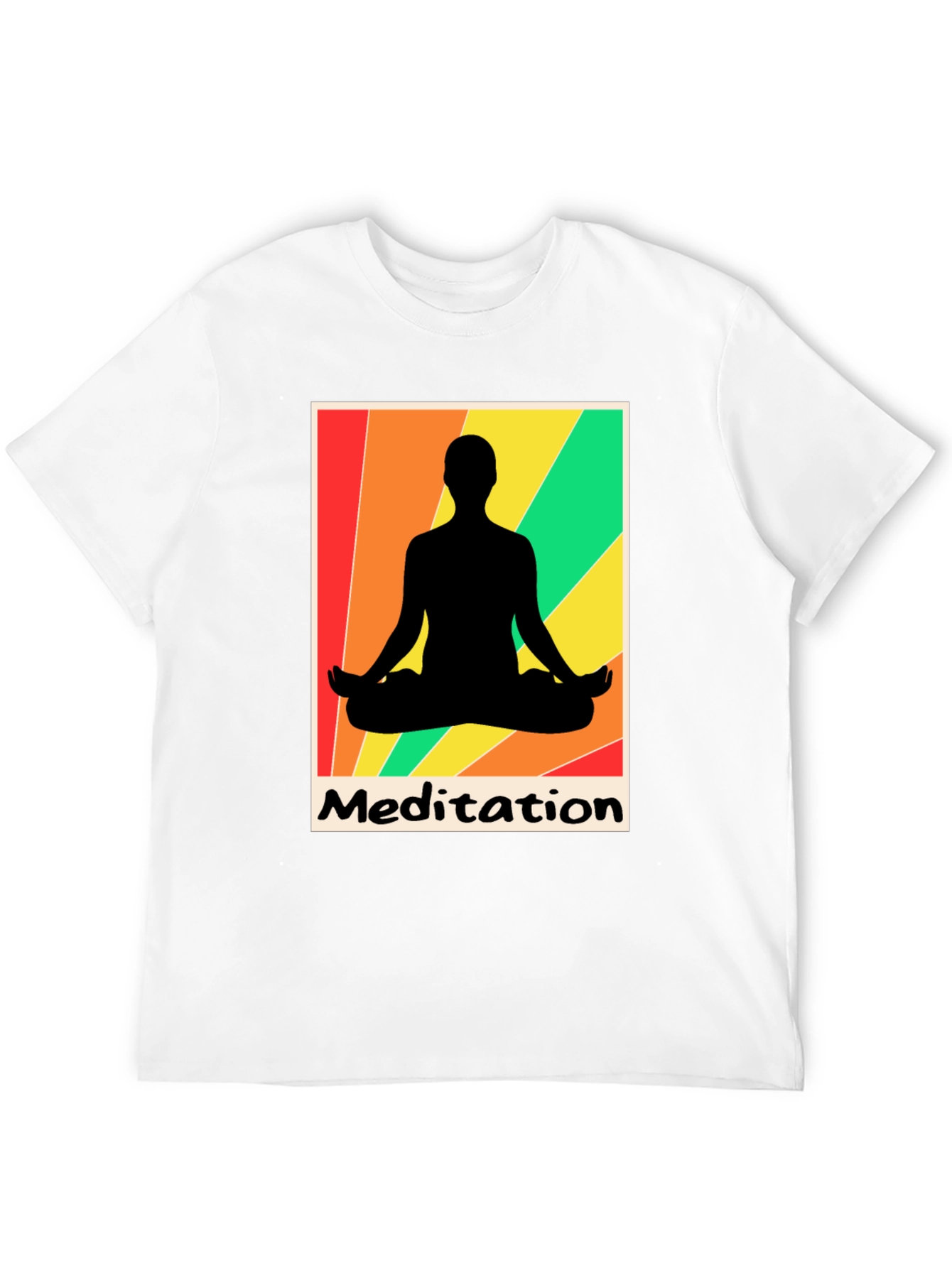 Meditation Graphic Tee - Zen Relaxation