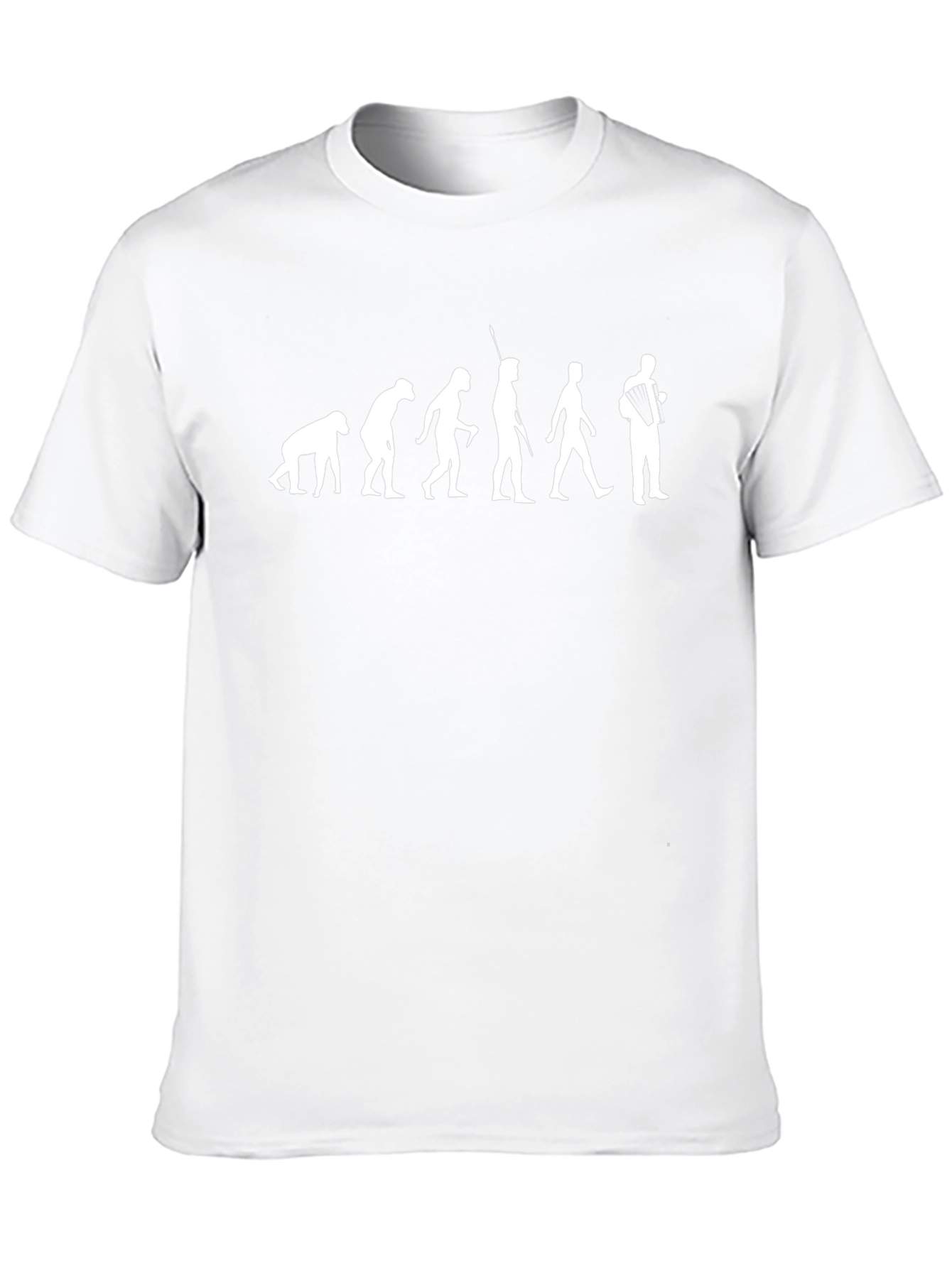 Evolution Accordionist T-Shirt - Black