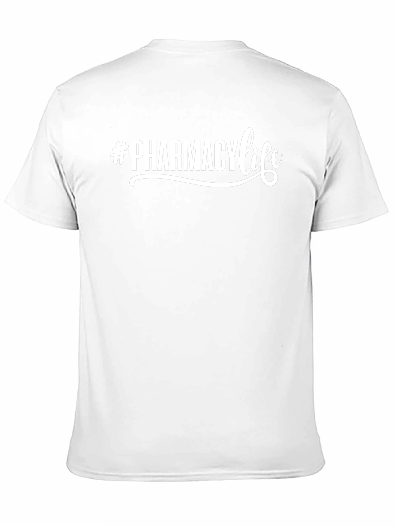 #Pharmacy Life Graphic Tee - Stylish Black T-Shirt