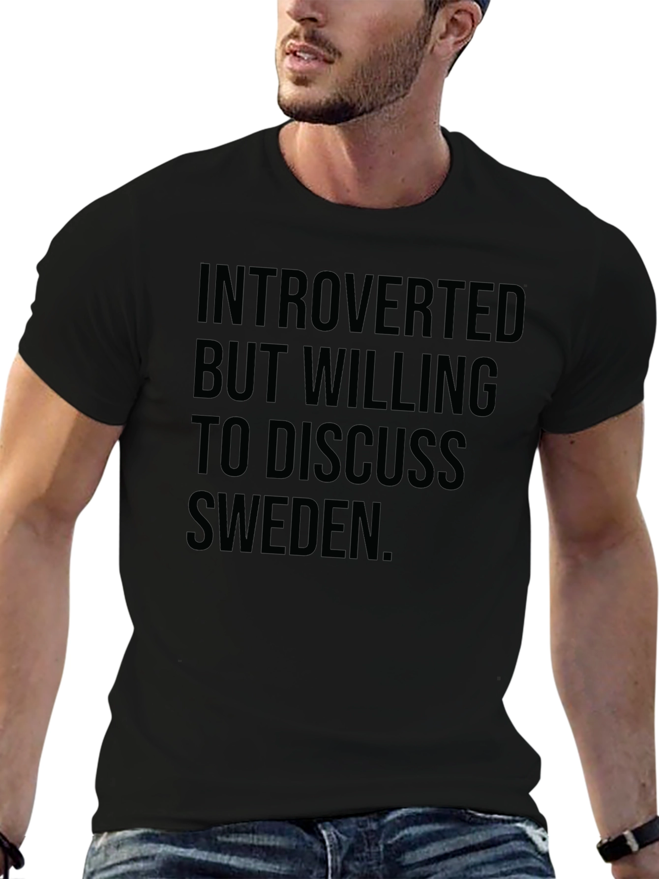 Introverted Sweden T-Shirt - Funny Statement Tee