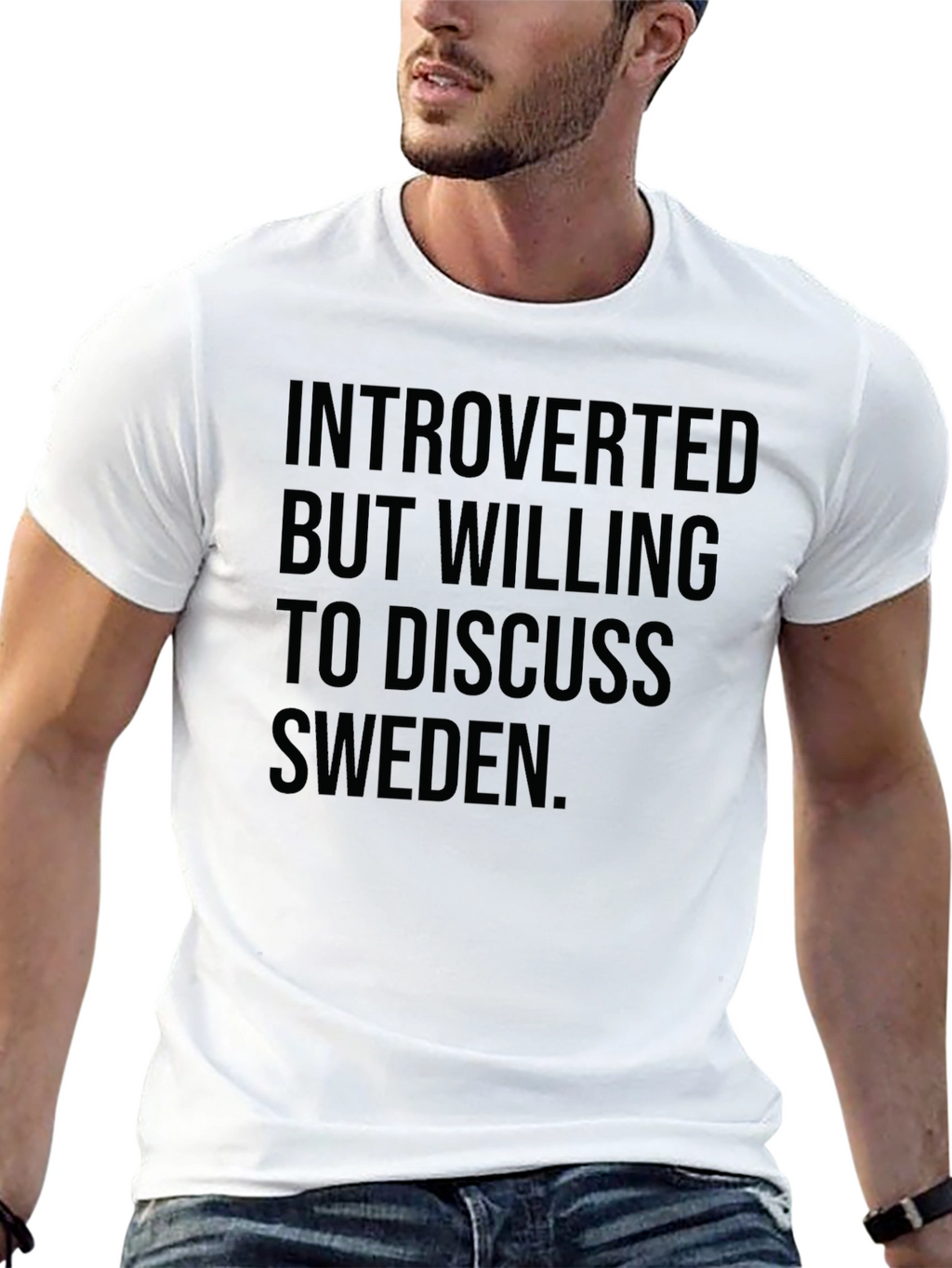 Introverted Sweden T-Shirt - Funny Statement Tee