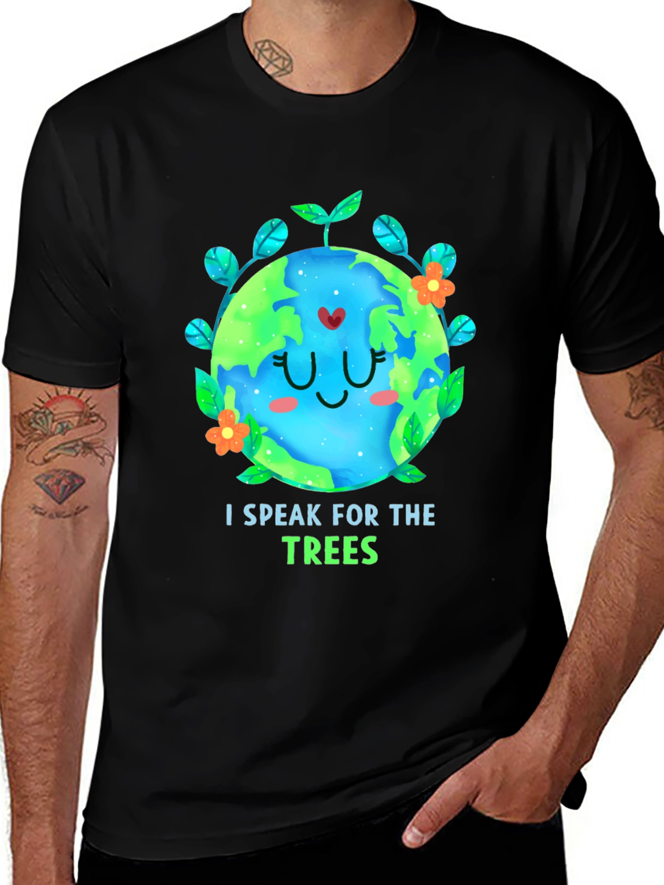 Earth Day I Speak For The Trees Graphic T-Shirt