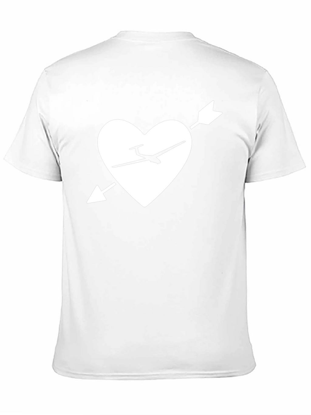 Glider Heart Arrow Graphic Tee - Black