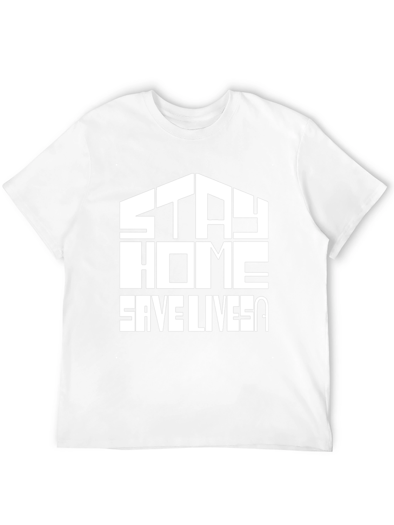Stay Home Save Lives Graphic Tee