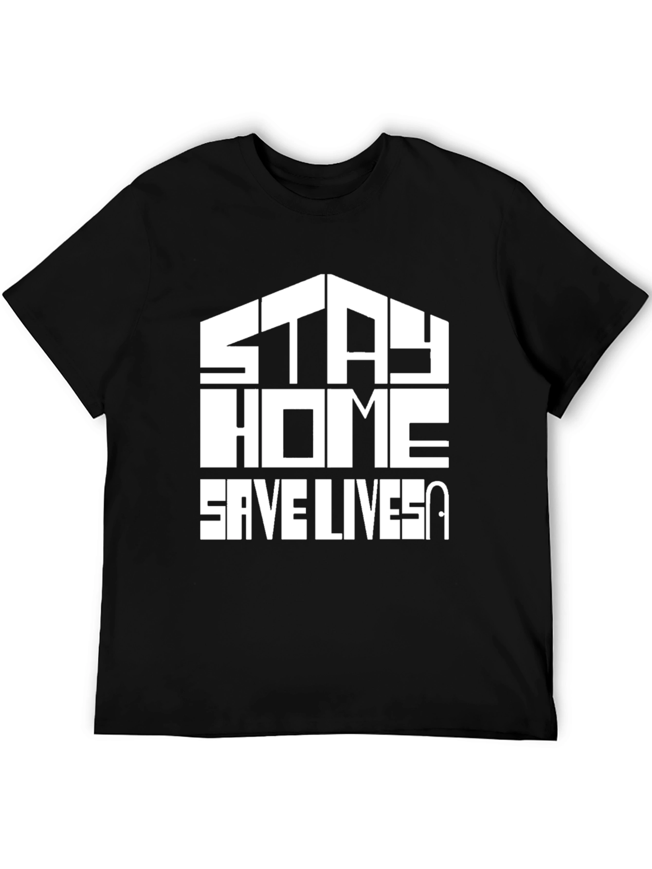 Stay Home Save Lives Graphic Tee
