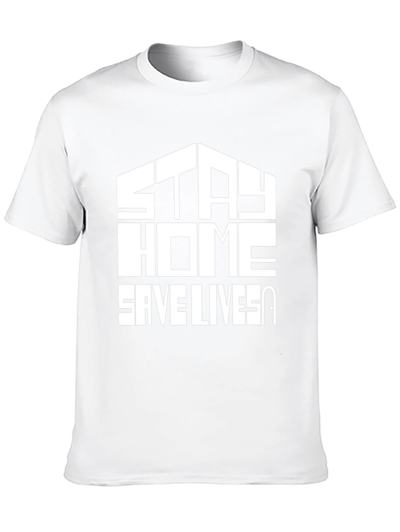 Stay Home Save Lives Graphic Tee