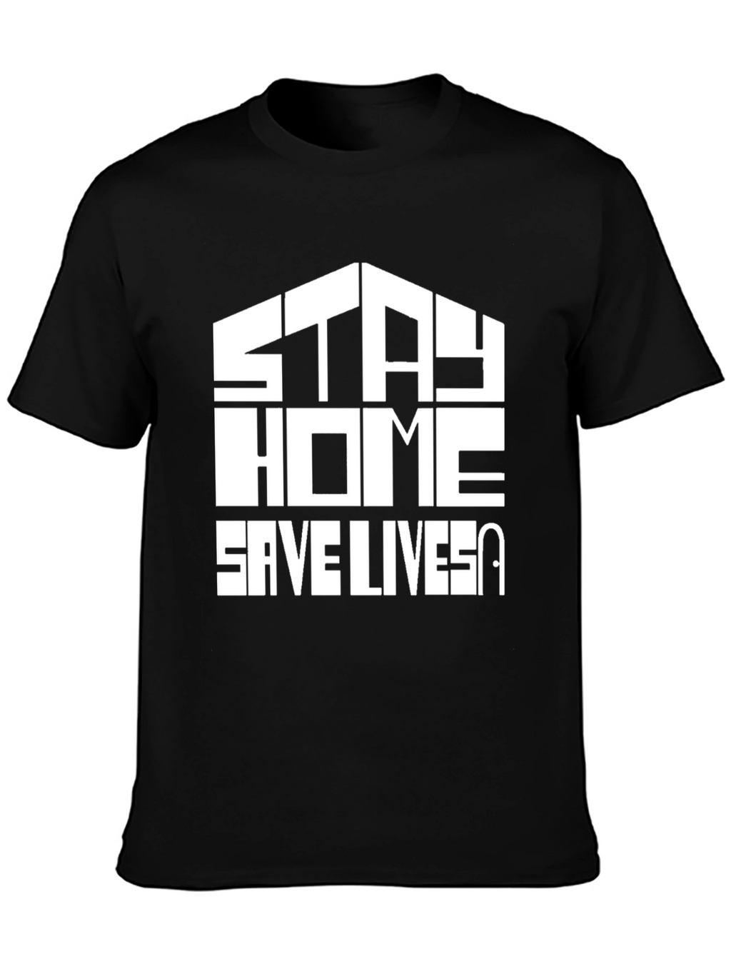 Stay Home Save Lives Graphic Tee