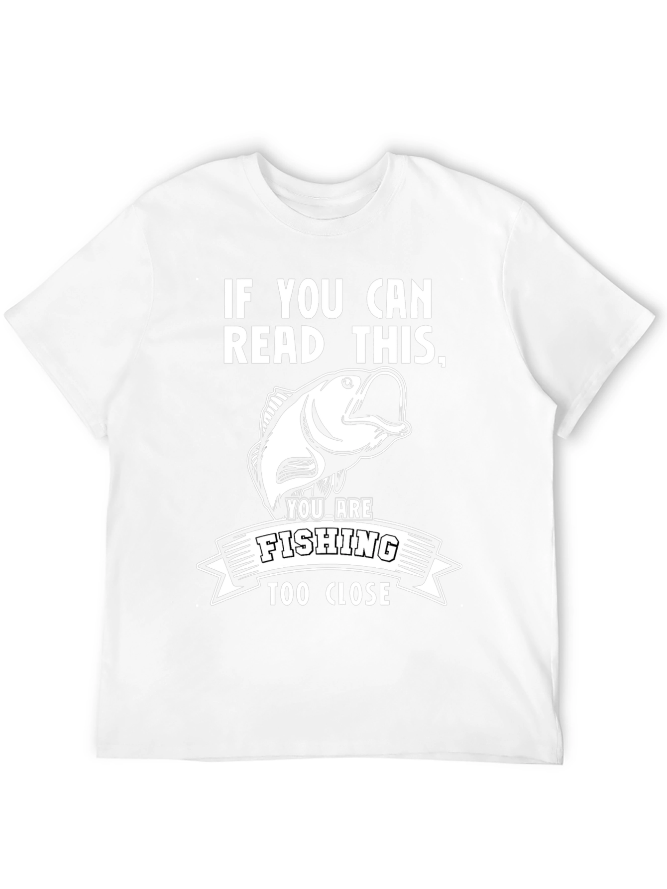 Fishing Too Close Graphic Tee