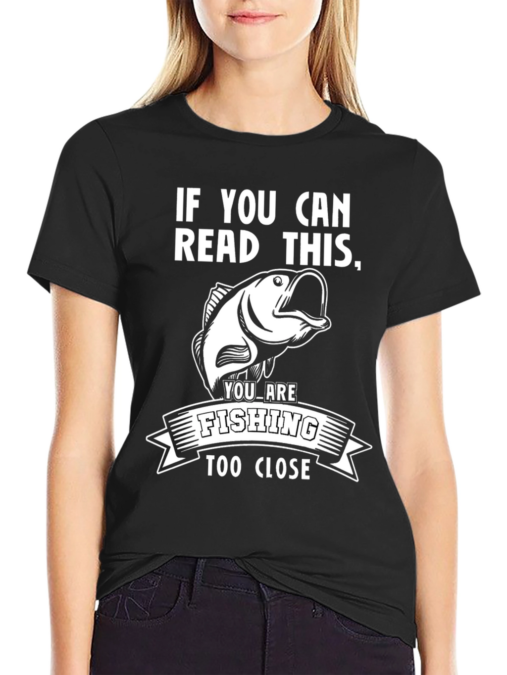 Fishing Too Close Graphic Tee