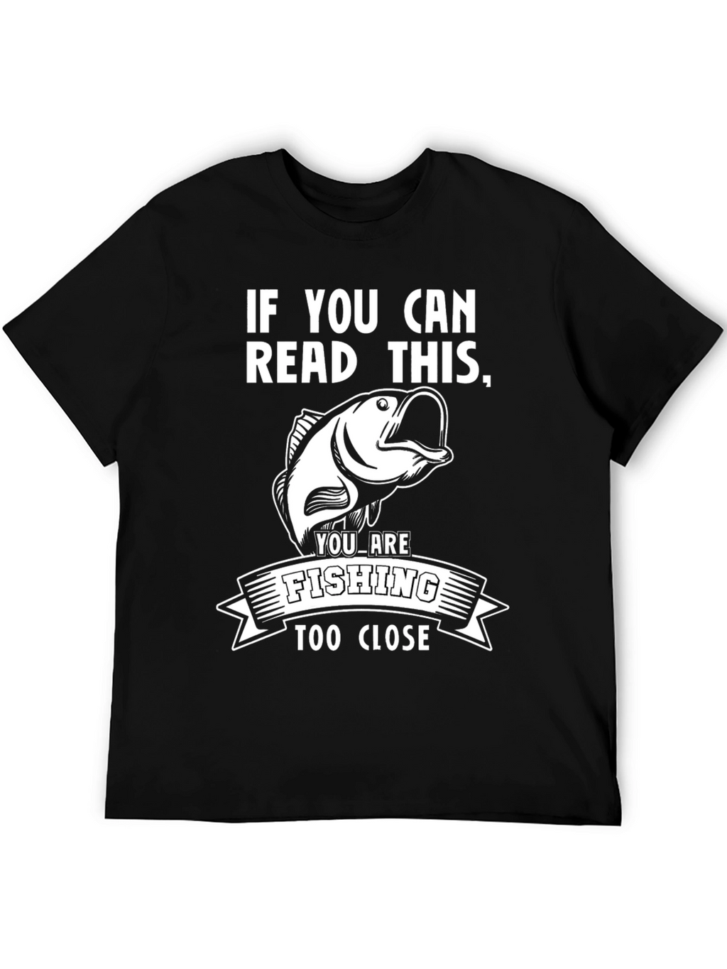 Fishing Too Close Graphic Tee