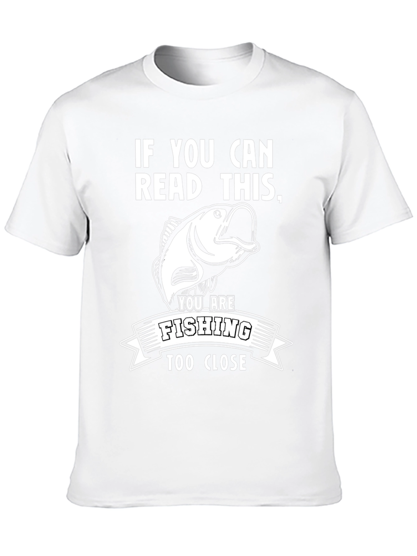 Fishing Too Close Graphic Tee
